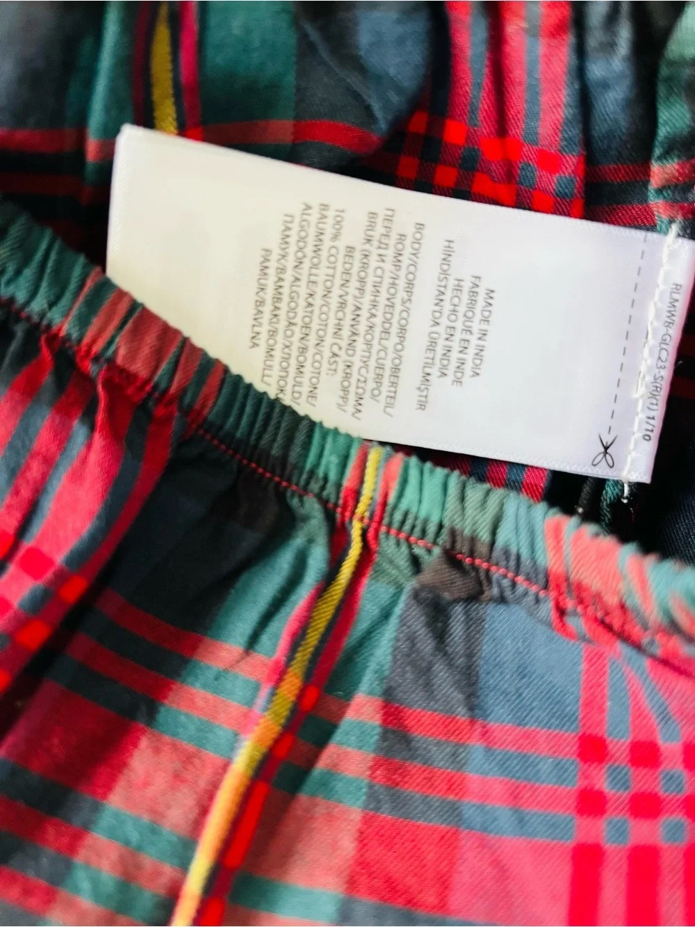 Polo Ralph Lauren Red & Green Plaid Button-Front Dress - size 3T w/ Bloomers